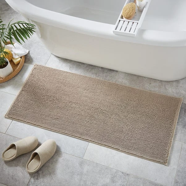 Dunelm Pebble Mini Bobble Bath Runner 3 Dunelm Pebble Mini Bobble Bath Runner