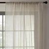 Dunelm Lucia Stripe Natural Slot Top Voile 2 Dunelm Lucia Stripe Natural Slot Top Voile -Dunelm Sales Store 30687295
