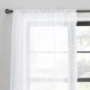 Dunelm Tufted White Slot Top Voile 2 Dunelm Tufted White Slot Top Voile -Dunelm Sales Store 30687367