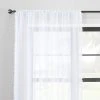 Dunelm Textured Pom Pom White Slot Top Voile 2 Dunelm Textured Pom Pom White Slot Top Voile -Dunelm Sales Store 30687371