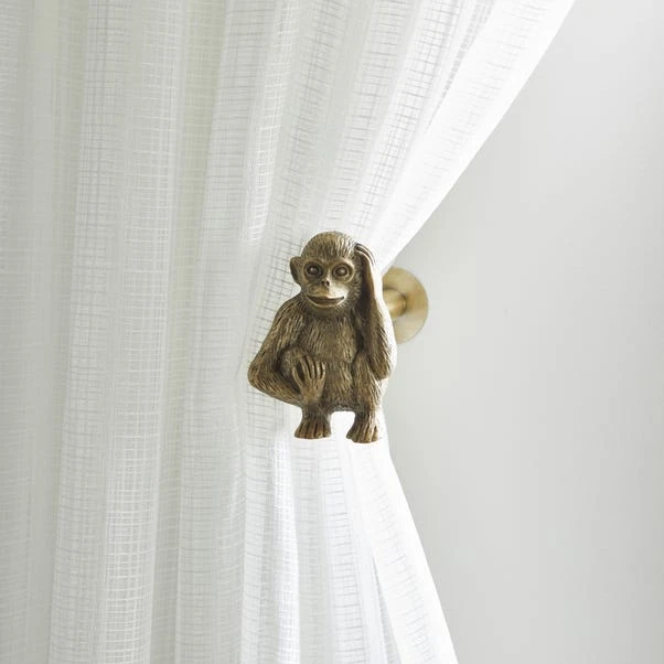 Dunelm Monkey Curtain Single Holdback 3 Dunelm Monkey Curtain Single Holdback