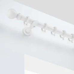 Dunelm Ashton Wooden Curtain Pole Dia. 28mm