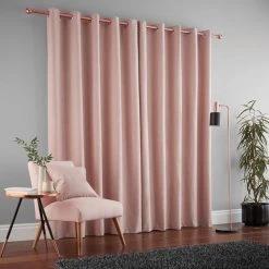 Dunelm Jennings Blush Eyelet Curtains -Dunelm Sales Store 30688326 alt04