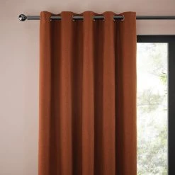 Dunelm Jennings Butterscotch Eyelet Curtains