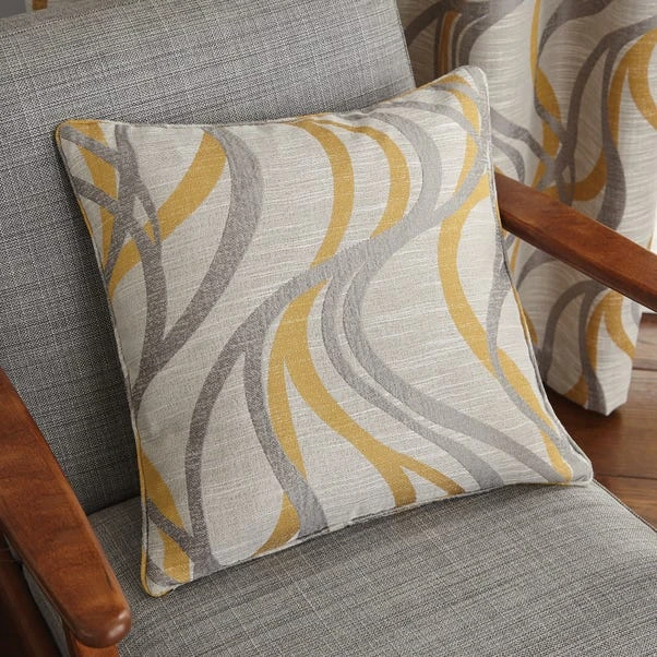 Dunelm Mirage Ochre Pencil Pleat Curtains 7 Dunelm Mirage Ochre Pencil Pleat Curtains - Image 5