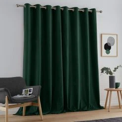 Luxury Collection Peyton Emerald Eyelet Curtains -Dunelm Sales Store 30688354 alt04