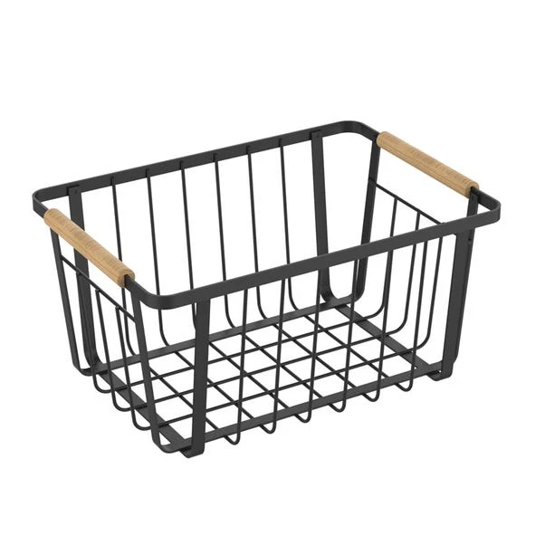 Dunelm Small Black Food Storage Basket 3 Dunelm Small Black Food Storage Basket