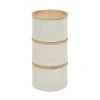 Dunelm Set Of 3 Cream Metal Stacking Canisters 1 Dunelm Set Of 3 Cream Metal Stacking Canisters -Dunelm Sales Store 30689074