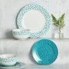 Dunelm Dottie Teal 12 Piece Dinner Set -Dunelm Sales Store 30690000