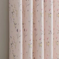 Dunelm Fiori Pink Blackout Eyelet Curtains 9 Dunelm Fiori Pink Blackout Eyelet Curtains -Dunelm Sales Store 30690370 alt02