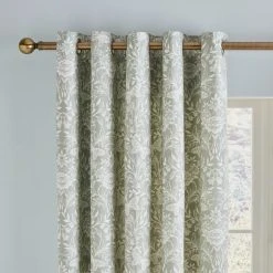Dunelm Evesham Green Blackout Eyelet Curtains