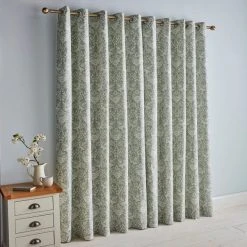 Dunelm Evesham Green Blackout Eyelet Curtains 12 Dunelm Evesham Green Blackout Eyelet Curtains -Dunelm Sales Store 30690424 alt04