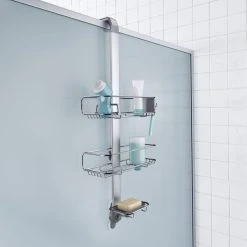 Simplehuman Silver Shower Caddy