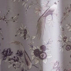 Dunelm Oriental Bird Purple Blackout Eyelet Curtains 9 Dunelm Oriental Bird Purple Blackout Eyelet Curtains -Dunelm Sales Store 30690975 alt02