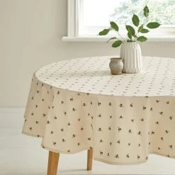 Dunelm Bees Wipe Clean Tablecloth