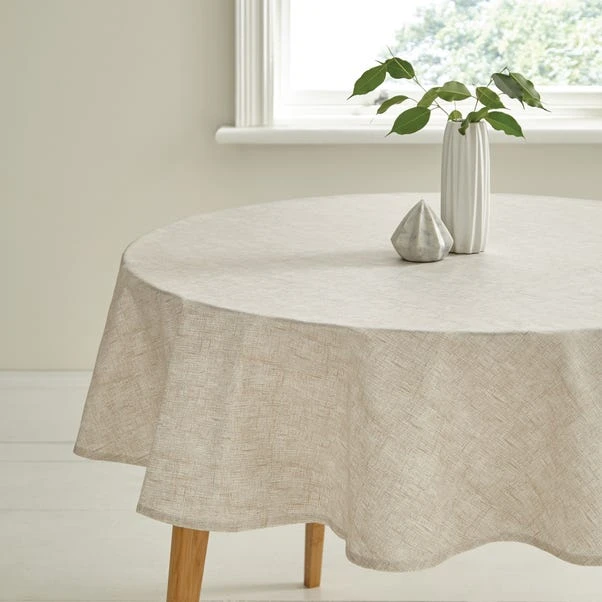 Dunelm Natural Wipe Clean Tablecloth 3 Dunelm Natural Wipe Clean Tablecloth