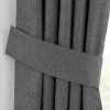 Dunelm Luna Charcoal Pencil Pleat Tieback 1 Dunelm Luna Charcoal Pencil Pleat Tieback -Dunelm Sales Store 30693974