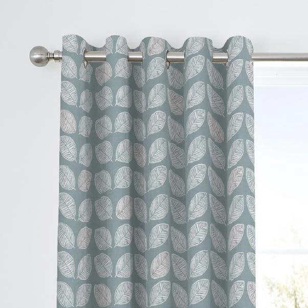 Fusion Delft Duck Egg Eyelet Curtains 3 Fusion Delft Duck Egg Eyelet Curtains