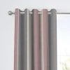 Fusion Whitworth Striped Blush Eyelet Curtains 2 Fusion Whitworth Striped Blush Eyelet Curtains -Dunelm Sales Store 30695405