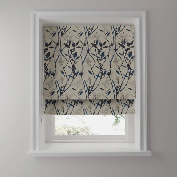 Dunelm Zen Blue Roman Blind 3 Dunelm Zen Blue Roman Blind