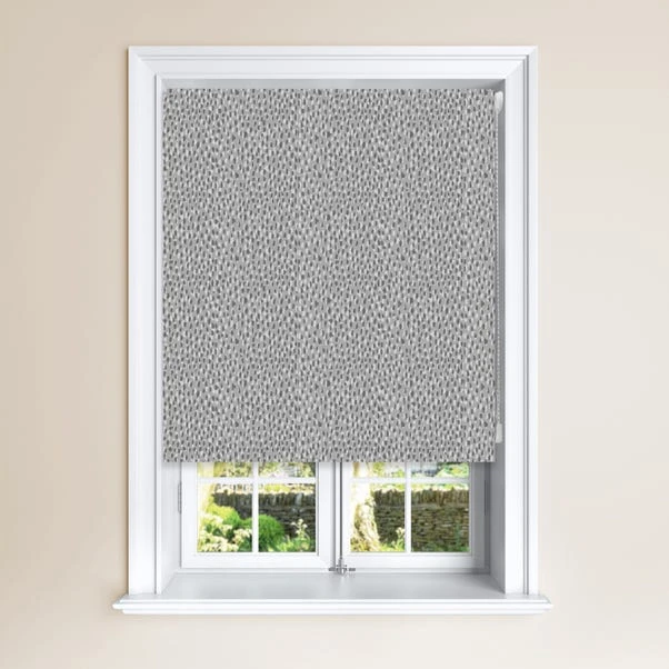 Lister Cartwright Speckle Grey Blackout Roller Blind 3 Lister Cartwright Speckle Grey Blackout Roller Blind
