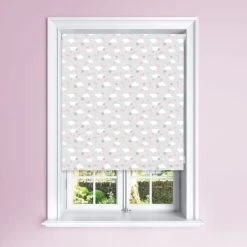 Dunelm Grey Cloud & Rainbow Blackout Roller Blind