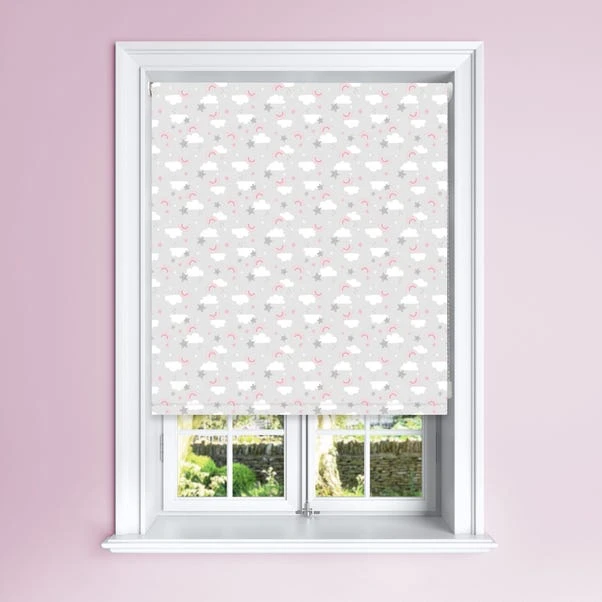 Dunelm Grey Cloud & Rainbow Blackout Roller Blind 3 Dunelm Grey Cloud & Rainbow Blackout Roller Blind