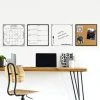 Wallpops White Dry Erase Organisation Board 2 Wallpops White Dry Erase Organisation Board -Dunelm Sales Store 30705197