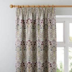 Luxury Collection Lucetta Mauve Pencil Pleat Curtains