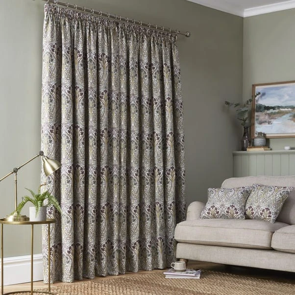 Luxury Collection Lucetta Mauve Pencil Pleat Curtains 6 Luxury Collection Lucetta Mauve Pencil Pleat Curtains - Image 4