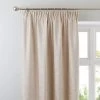 Luxury Collection Chenille Cream Pencil Pleat Curtains -Dunelm Sales Store 30707738