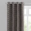 Luxury Collection Chenille Ogee Charcoal Eyelet Curtains 1 Luxury Collection Chenille Ogee Charcoal Eyelet Curtains -Dunelm Sales Store 30707774