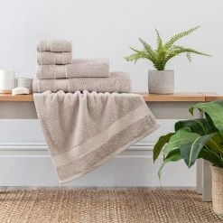 Dunelm Mushroom Egyptian Cotton Towel