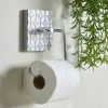 Dunelm Geo Tile Grey Toilet Roll Holder -Dunelm Sales Store 30711422