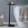 Elements Matt Black Bath Side Table 1 Elements Matt Black Bath Side Table -Dunelm Sales Store 30711428