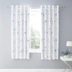Dunelm Maddie Blue Blackout Eyelet Curtains 9 Dunelm Maddie Blue Blackout Eyelet Curtains -Dunelm Sales Store 30711762 alt01