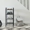 Dunelm Black Metal Slim 4 Tier Rack 2 Dunelm Black Metal Slim 4 Tier Rack -Dunelm Sales Store 30711868
