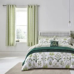 Dunelm Florentina Green Blackout Eyelet Curtains 11 Dunelm Florentina Green Blackout Eyelet Curtains -Dunelm Sales Store 30712222 alt03