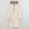 Dunelm Egyptian Cotton Natural Bath Robe
