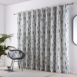 Dunelm Cuba Teal Eyelet Curtains -Dunelm Sales Store 30713507 alt04