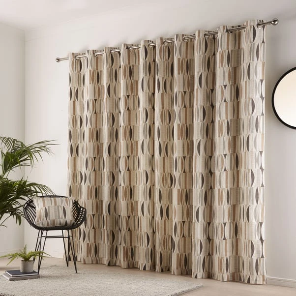 Dunelm Cuba Natural Eyelet Curtains 6 Dunelm Cuba Natural Eyelet Curtains - Image 4