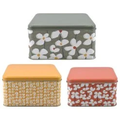 Dunelm Elements Lena Square Cake Tin Set Of 3
