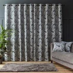 Dunelm Crane Silver Eyelet Curtains 12 Dunelm Crane Silver Eyelet Curtains -Dunelm Sales Store 30714774 alt04