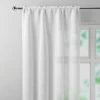 Dunelm Crushed White Slot Top Single Voile Panel 2 Dunelm Crushed White Slot Top Single Voile Panel -Dunelm Sales Store 30716587