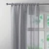 Dunelm Crushed Grey Slot Top Single Voile Panel 1 Dunelm Crushed Grey Slot Top Single Voile Panel -Dunelm Sales Store 30716588