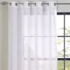 Dunelm Boucle White Eyelet Voile Panel 1 Dunelm Boucle White Eyelet Voile Panel -Dunelm Sales Store 30716609