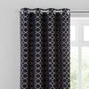 Luxury Collection Chenille Ogee Navy Eyelet Curtains 2 Luxury Collection Chenille Ogee Navy Eyelet Curtains -Dunelm Sales Store 30716869