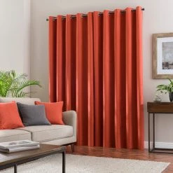 Dunelm Luna Brushed Ginger Blackout Eyelet Curtains 11 Dunelm Luna Brushed Ginger Blackout Eyelet Curtains -Dunelm Sales Store 30716956 alt04