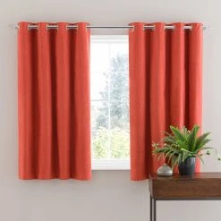 Dunelm Luna Brushed Ginger Blackout Eyelet Curtains 12 Dunelm Luna Brushed Ginger Blackout Eyelet Curtains -Dunelm Sales Store 30716956 alt05