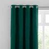 Dunelm Luna Brushed Emerald Blackout Eyelet Curtains 2 Dunelm Luna Brushed Emerald Blackout Eyelet Curtains -Dunelm Sales Store 30716994